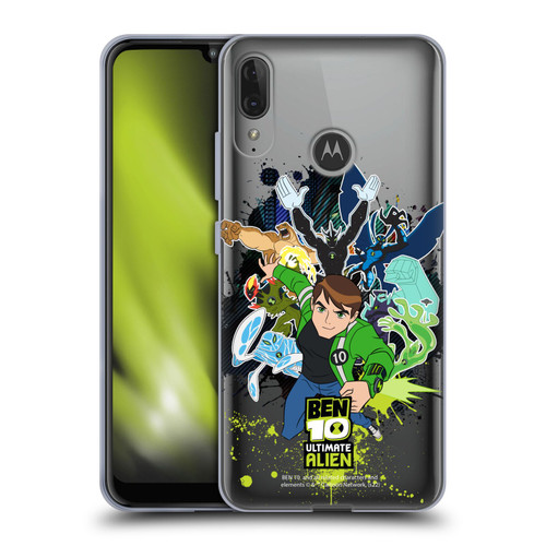 Ben 10: Ultimate Alien Graphics Character Art Soft Gel Case for Motorola Moto E6 Plus