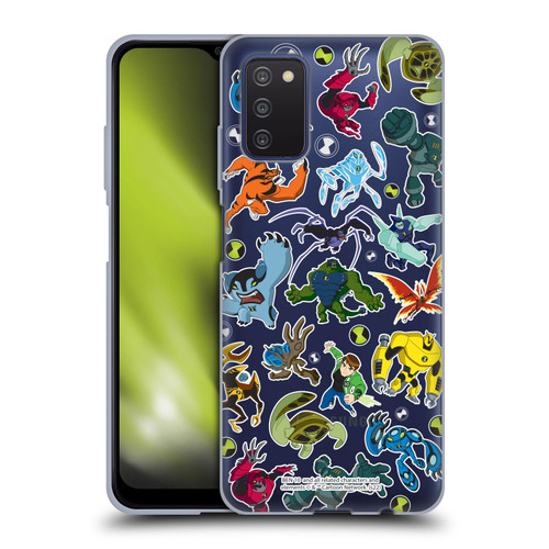 Ben 10: Ultimate Alien Graphics Alien Pattern Soft Gel Case for Samsung Galaxy A03s (2021)