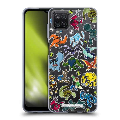 Ben 10: Ultimate Alien Graphics Alien Pattern Soft Gel Case for Samsung Galaxy A12 (2020)