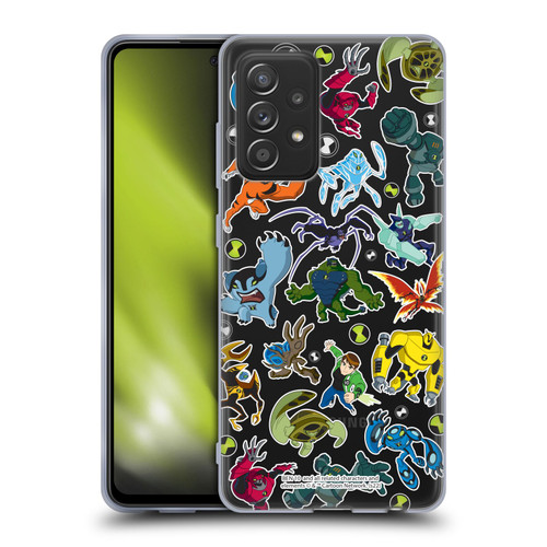 Ben 10: Ultimate Alien Graphics Alien Pattern Soft Gel Case for Samsung Galaxy A52 / A52s / 5G (2021)