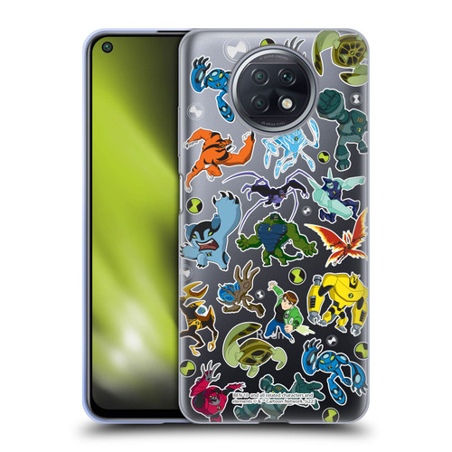 Ben 10: Ultimate Alien Graphics Alien Pattern Soft Gel Case for Xiaomi Redmi Note 9T 5G