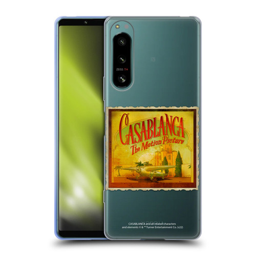 Casablanca Graphics Poster Soft Gel Case for Sony Xperia 5 IV