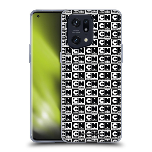 Cartoon Network Logo Pattern Soft Gel Case for OPPO Find X5 Pro