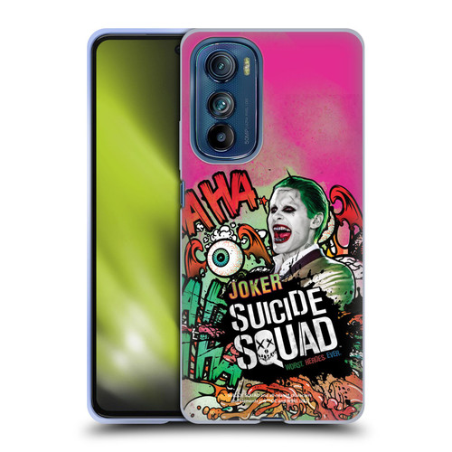 Suicide Squad 2016 Graphics Joker Poster Soft Gel Case for Motorola Edge 30