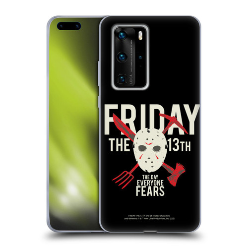 Friday the 13th 1980 Graphics The Day Everyone Fears Soft Gel Case for Huawei P40 Pro / P40 Pro Plus 5G