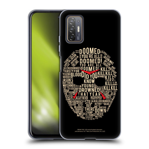 Friday the 13th 1980 Graphics Typography Soft Gel Case for HTC Desire 21 Pro 5G