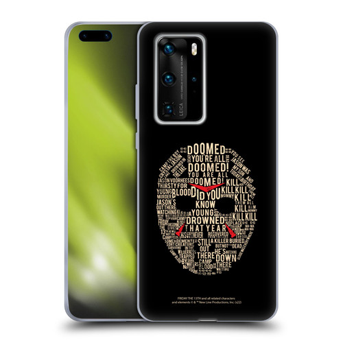 Friday the 13th 1980 Graphics Typography Soft Gel Case for Huawei P40 Pro / P40 Pro Plus 5G