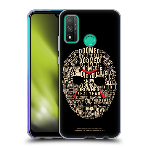 Friday the 13th 1980 Graphics Typography Soft Gel Case for Huawei P Smart (2020)