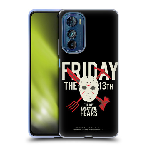 Friday the 13th 1980 Graphics The Day Everyone Fears Soft Gel Case for Motorola Edge 30