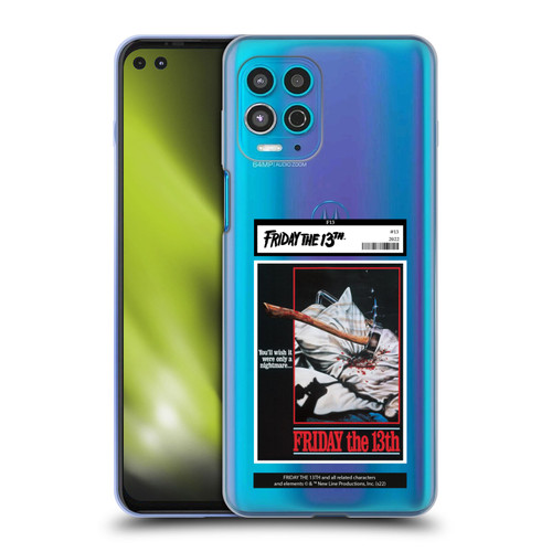 Friday the 13th 1980 Graphics Poster 2 Soft Gel Case for Motorola Moto G100