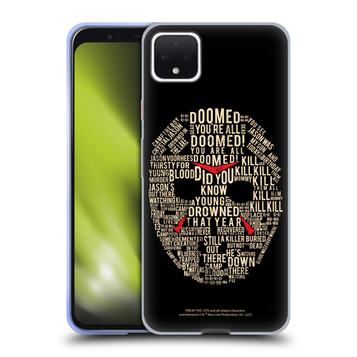 Friday the 13th 1980 Graphics Typography Soft Gel Case for Google Pixel 4 XL