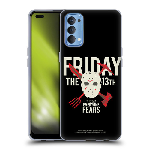 Friday the 13th 1980 Graphics The Day Everyone Fears Soft Gel Case for OPPO Reno 4 5G