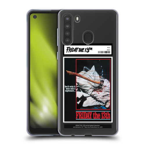 Friday the 13th 1980 Graphics Poster 2 Soft Gel Case for Samsung Galaxy A21 (2020)