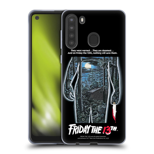 Friday the 13th 1980 Graphics Poster Soft Gel Case for Samsung Galaxy A21 (2020)
