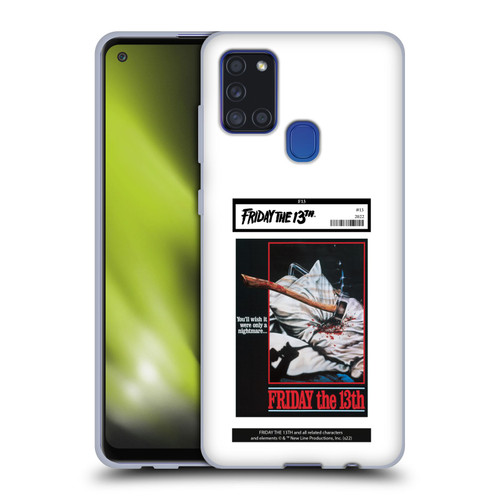 Friday the 13th 1980 Graphics Poster 2 Soft Gel Case for Samsung Galaxy A21s (2020)