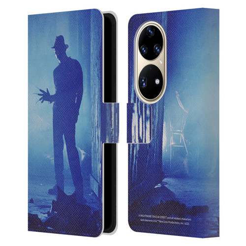 A Nightmare On Elm Street 3 Dream Warriors Graphics Freddy Leather Book Wallet Case Cover For Huawei P50 Pro