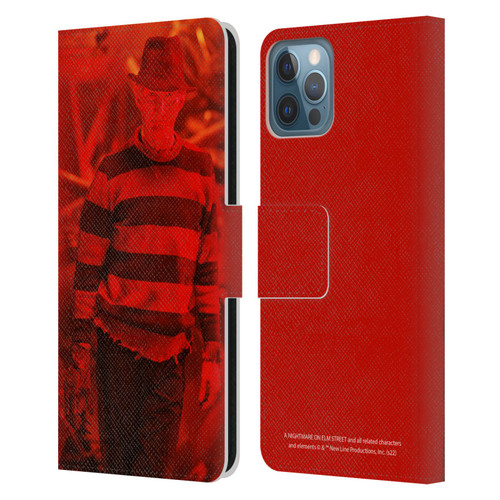 A Nightmare On Elm Street 3 Dream Warriors Graphics Freddy 2 Leather Book Wallet Case Cover For Apple iPhone 12 / iPhone 12 Pro