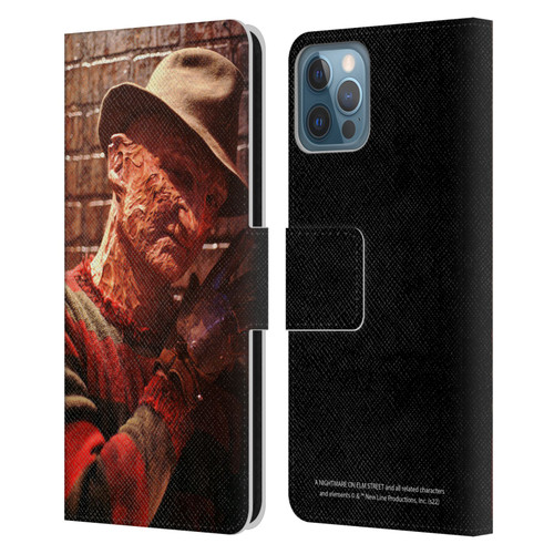 A Nightmare On Elm Street 3 Dream Warriors Graphics Freddy 3 Leather Book Wallet Case Cover For Apple iPhone 12 / iPhone 12 Pro