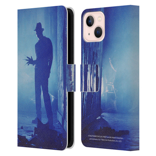 A Nightmare On Elm Street 3 Dream Warriors Graphics Freddy Leather Book Wallet Case Cover For Apple iPhone 13