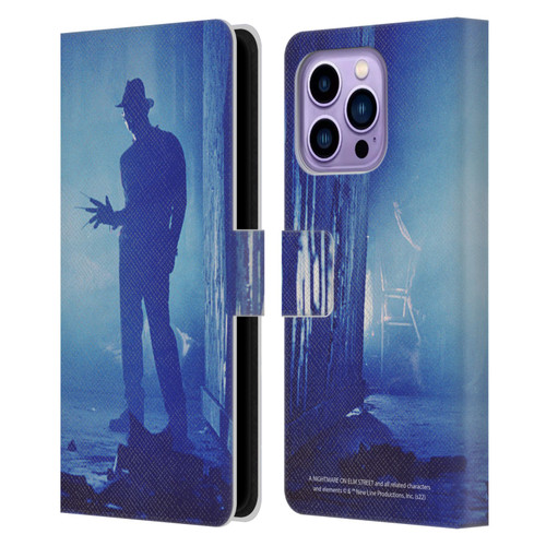 A Nightmare On Elm Street 3 Dream Warriors Graphics Freddy Leather Book Wallet Case Cover For Apple iPhone 14 Pro Max