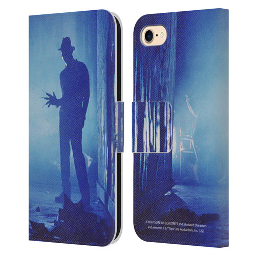A Nightmare On Elm Street 3 Dream Warriors Graphics Freddy Leather Book Wallet Case Cover For Apple iPhone 7 / 8 / SE 2020 & 2022