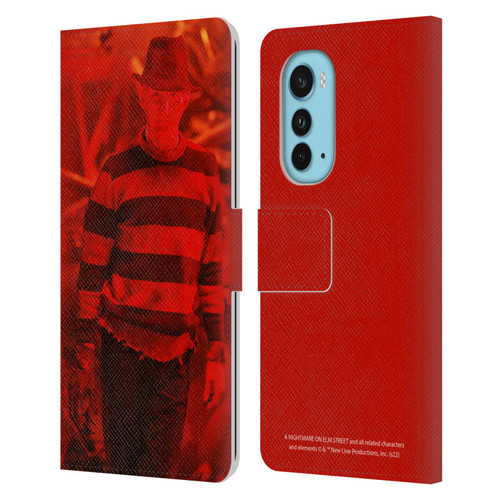 A Nightmare On Elm Street 3 Dream Warriors Graphics Freddy 2 Leather Book Wallet Case Cover For Motorola Edge (2022)