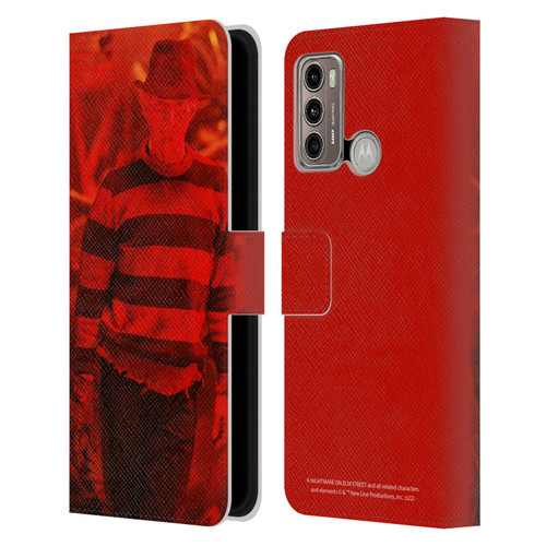 A Nightmare On Elm Street 3 Dream Warriors Graphics Freddy 2 Leather Book Wallet Case Cover For Motorola Moto G60 / Moto G40 Fusion
