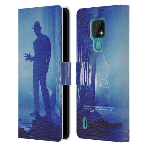 A Nightmare On Elm Street 3 Dream Warriors Graphics Freddy Leather Book Wallet Case Cover For Motorola Moto E7