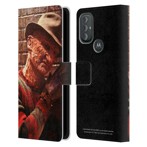 A Nightmare On Elm Street 3 Dream Warriors Graphics Freddy 3 Leather Book Wallet Case Cover For Motorola Moto G10 / Moto G20 / Moto G30