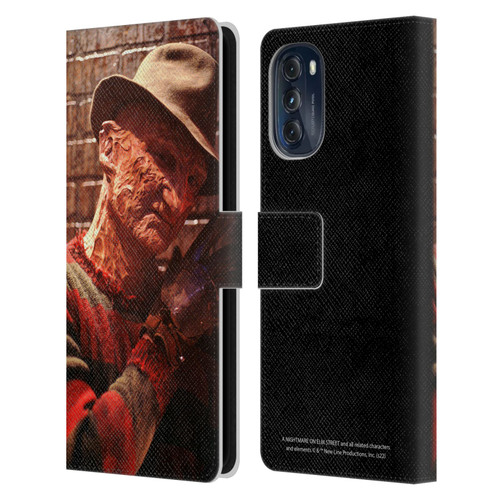 A Nightmare On Elm Street 3 Dream Warriors Graphics Freddy 3 Leather Book Wallet Case Cover For Motorola Moto G (2022)
