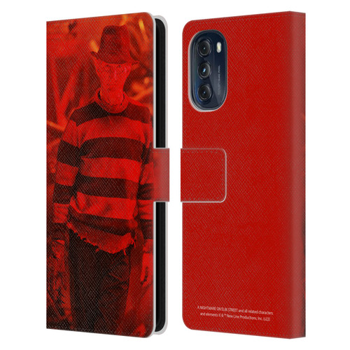 A Nightmare On Elm Street 3 Dream Warriors Graphics Freddy 2 Leather Book Wallet Case Cover For Motorola Moto G (2022)