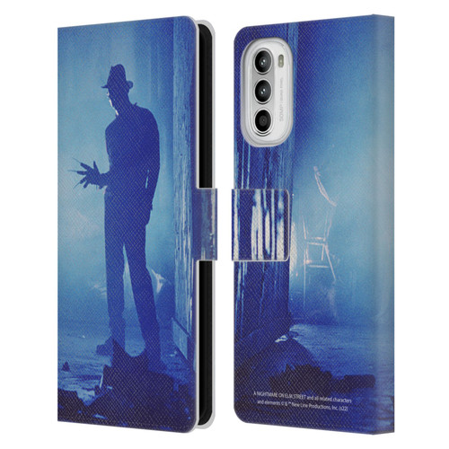 A Nightmare On Elm Street 3 Dream Warriors Graphics Freddy Leather Book Wallet Case Cover For Motorola Moto G52