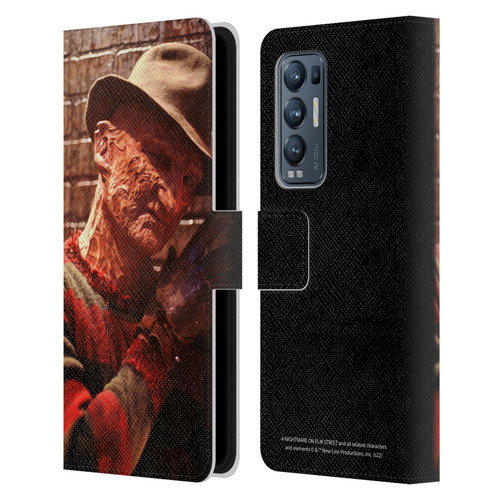 A Nightmare On Elm Street 3 Dream Warriors Graphics Freddy 3 Leather Book Wallet Case Cover For OPPO Find X3 Neo / Reno5 Pro+ 5G