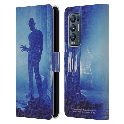 A Nightmare On Elm Street 3 Dream Warriors Graphics Freddy Leather Book Wallet Case Cover For OPPO Find X3 Neo / Reno5 Pro+ 5G