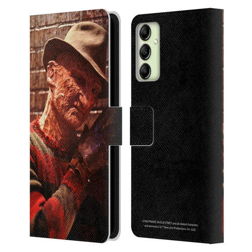 A Nightmare On Elm Street 3 Dream Warriors Graphics Freddy 3 Leather Book Wallet Case Cover For Samsung Galaxy A14 5G
