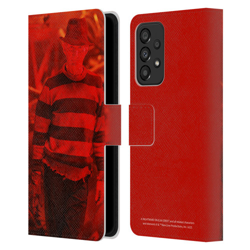 A Nightmare On Elm Street 3 Dream Warriors Graphics Freddy 2 Leather Book Wallet Case Cover For Samsung Galaxy A33 5G (2022)