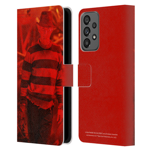 A Nightmare On Elm Street 3 Dream Warriors Graphics Freddy 2 Leather Book Wallet Case Cover For Samsung Galaxy A73 5G (2022)