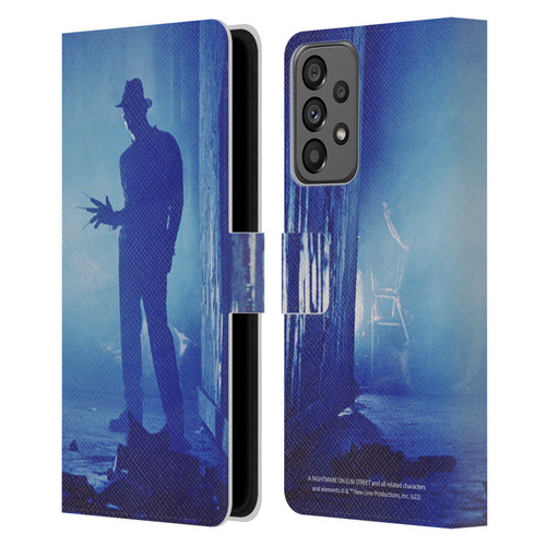 A Nightmare On Elm Street 3 Dream Warriors Graphics Freddy Leather Book Wallet Case Cover For Samsung Galaxy A73 5G (2022)