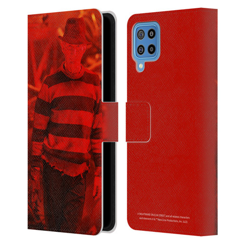 A Nightmare On Elm Street 3 Dream Warriors Graphics Freddy 2 Leather Book Wallet Case Cover For Samsung Galaxy F22 (2021)