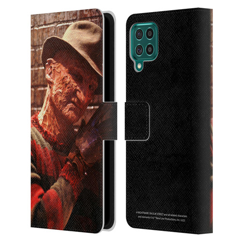 A Nightmare On Elm Street 3 Dream Warriors Graphics Freddy 3 Leather Book Wallet Case Cover For Samsung Galaxy F62 (2021)