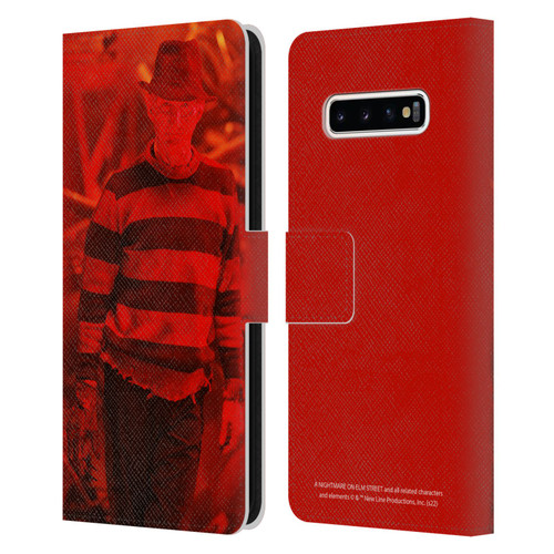 A Nightmare On Elm Street 3 Dream Warriors Graphics Freddy 2 Leather Book Wallet Case Cover For Samsung Galaxy S10+ / S10 Plus
