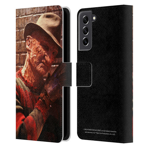 A Nightmare On Elm Street 3 Dream Warriors Graphics Freddy 3 Leather Book Wallet Case Cover For Samsung Galaxy S21 FE 5G