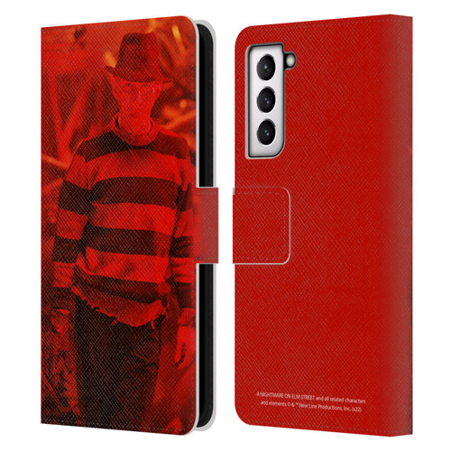 A Nightmare On Elm Street 3 Dream Warriors Graphics Freddy 2 Leather Book Wallet Case Cover For Samsung Galaxy S21 5G