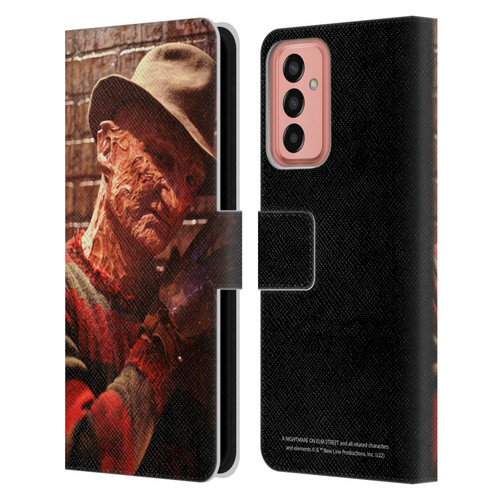 A Nightmare On Elm Street 3 Dream Warriors Graphics Freddy 3 Leather Book Wallet Case Cover For Samsung Galaxy M13 (2022)