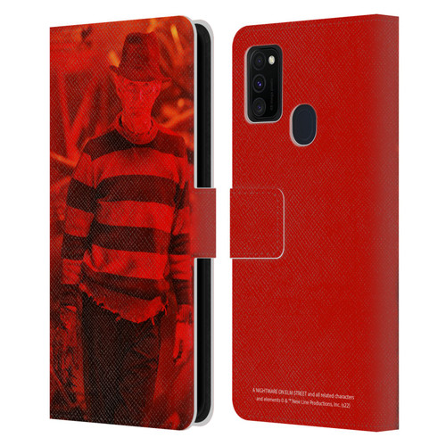 A Nightmare On Elm Street 3 Dream Warriors Graphics Freddy 2 Leather Book Wallet Case Cover For Samsung Galaxy M30s (2019)/M21 (2020)