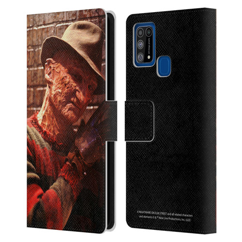 A Nightmare On Elm Street 3 Dream Warriors Graphics Freddy 3 Leather Book Wallet Case Cover For Samsung Galaxy M31 (2020)
