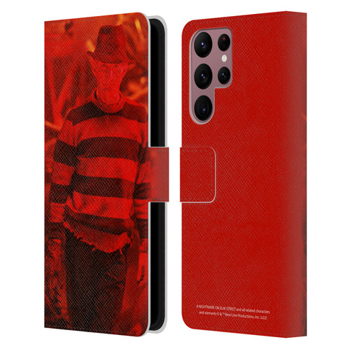A Nightmare On Elm Street 3 Dream Warriors Graphics Freddy 2 Leather Book Wallet Case Cover For Samsung Galaxy S22 Ultra 5G