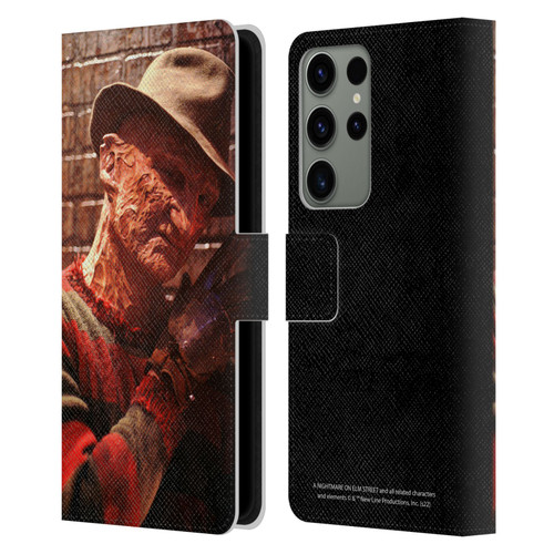 A Nightmare On Elm Street 3 Dream Warriors Graphics Freddy 3 Leather Book Wallet Case Cover For Samsung Galaxy S23 Ultra 5G