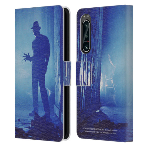 A Nightmare On Elm Street 3 Dream Warriors Graphics Freddy Leather Book Wallet Case Cover For Sony Xperia 5 IV
