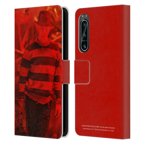 A Nightmare On Elm Street 3 Dream Warriors Graphics Freddy 2 Leather Book Wallet Case Cover For Sony Xperia 5 IV